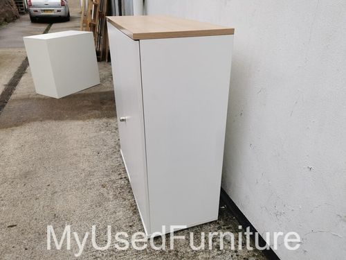 Storage Office Cupboard Lockable with Double Doors and 2 Adjustable Shelves — image 4