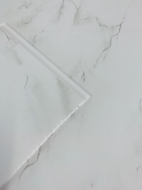 10 White Marble PVC Bathroom Panels Shower Wet Wall Kitchen Ceiling Cladding — image 4