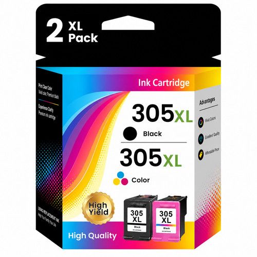 Compatible 305XL Black & Tri-Colour Ink for HP DeskJet 2700 2710 2720 2724 2820