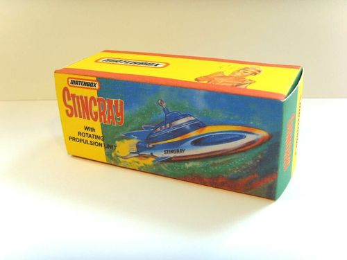 MATCHBOX - STINGRAY SUBMARINE -  Superb custom display box and tray ONLY. — image 2