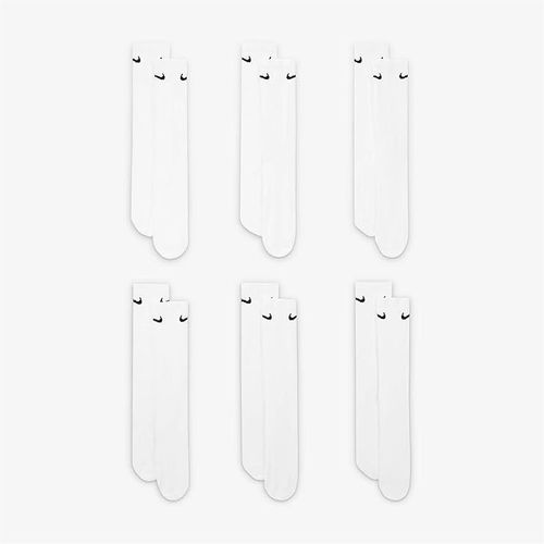 Nike Everyday Cushioned Crew Socks 6 Pairs SX7666 Black White Dri-FIT Sports Gym — image 4