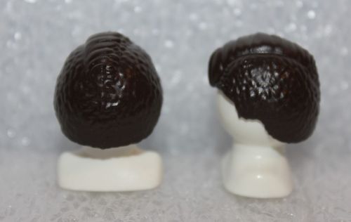 Playmobil Hair 2 x Hair Dark Brown " Gel " Soldiers / ACW — image 2