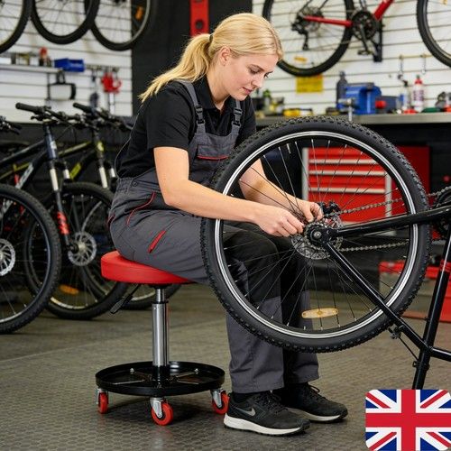 Pro Adjustable Creeper Seat on Wheels - Mechanics Stool with Tool Tray & Drawers