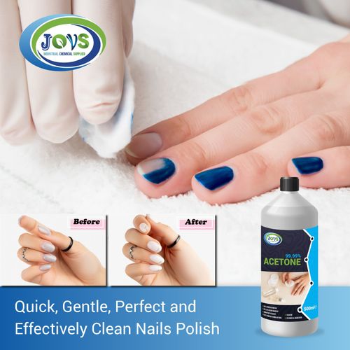 100% Pure Acetone Gel Polish Remover Acrylic Nail Soak Off BIAB 500 ml — image 3