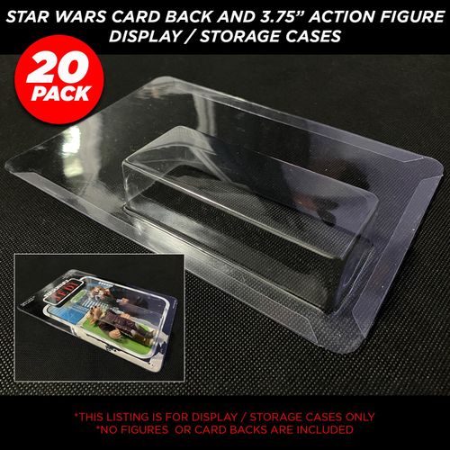 Star Wars - Action Figure Card Back Display / Storage Blister Cases - 20 Pack — image 2