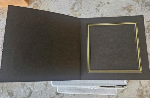 Photo Mounts 2 Box Bundle - 100 Spicer Hallfield 219- 5 * 5 Brown And Gold 10289 — image 5