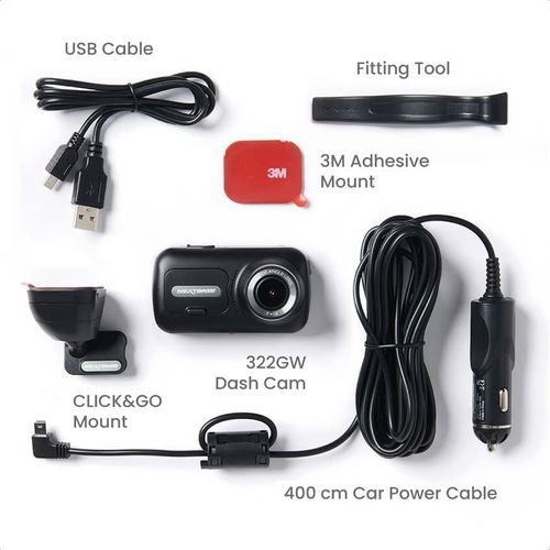 Nextbase 322GW Dash Cam Full HD 1080p/60fps Recording - Front Dashcam — image 2