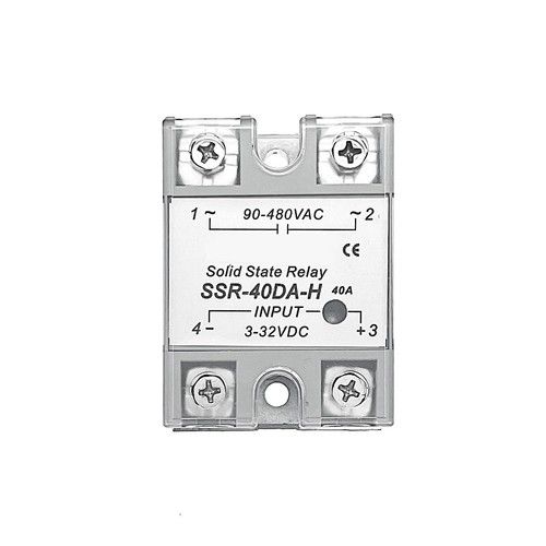 40A Solid State Relay 3-32V DC to 90-480V AC Single Phase