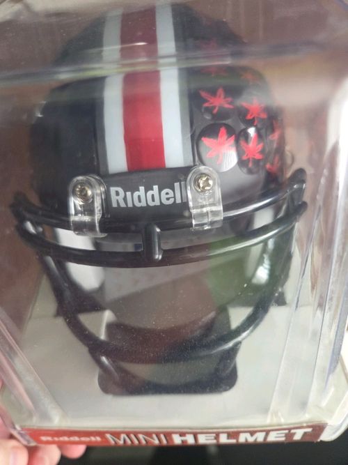 Nick Bosa Signed COA Beckett Collegiete Ohio State Buckeyes Mini Helmet — image 5