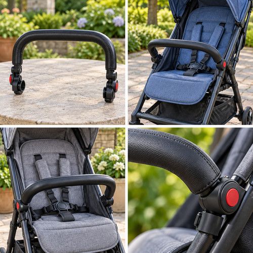 Universal Baby Stroller Bumper Bar Armrest For Yoyo Bugaboo Bee Cybex Eezy S