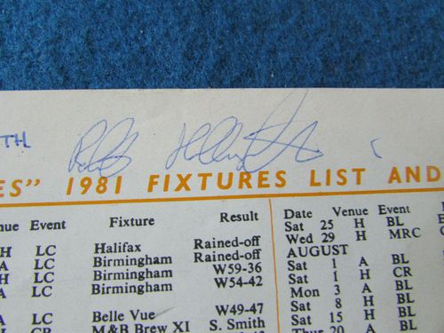 MULTI HAND SIGNED Coventry v Belle Vue Speedway Programme 11/5/81 by 3 Coventry  — image 5
