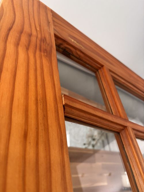 Solid Pine Glass Panel 1980S Internal Door Unpainted ￼ — image 17