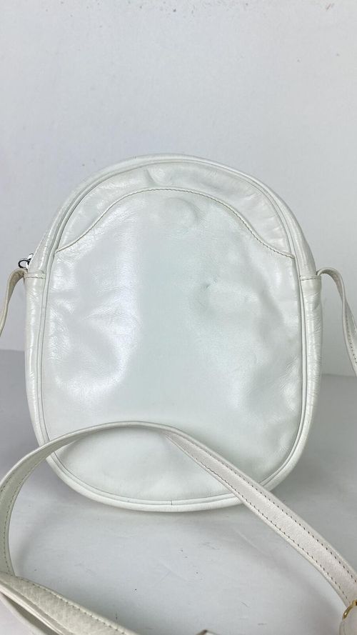 Russell And Bromley White Leather Crossbody Bag Zip Small — image 3