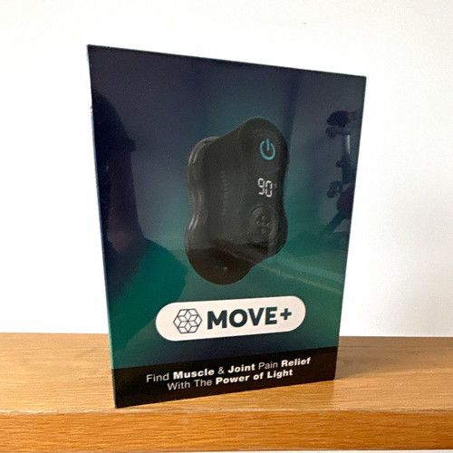 MOVE+ Light Therapy Device for Aches & Pains, Muscle & Joint Relief Black Unisex
