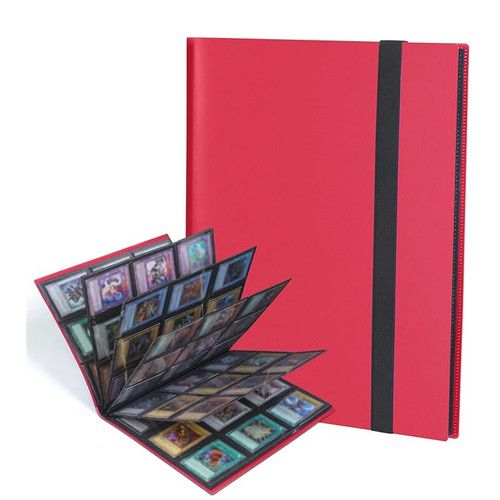 Trading Cards Album Folder 360 Pockets Card Binder Holder Game Card Sleeves Case