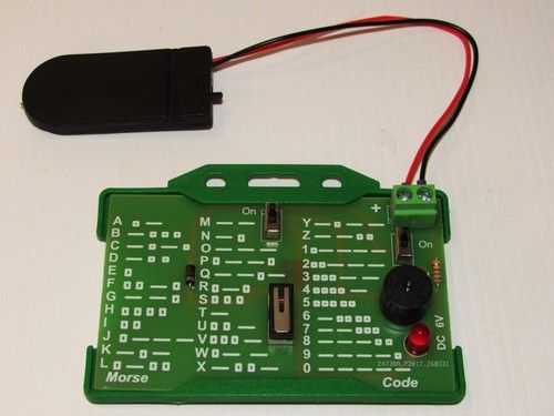 Morse Code Practice Sounder with key, Ham  radio solder KIT