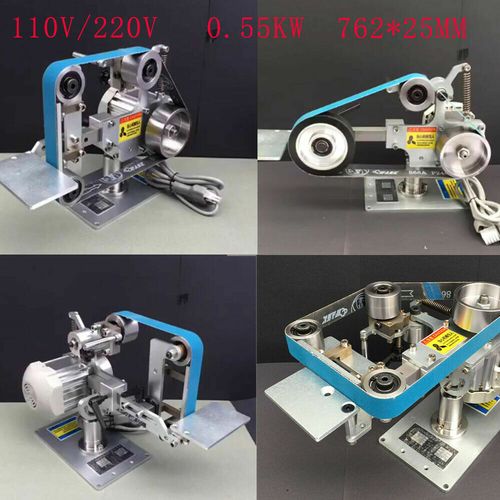 550W 762*25mm Brushless Belt Machine DIY Belt Sander Polishing Grinding Machine — image 4
