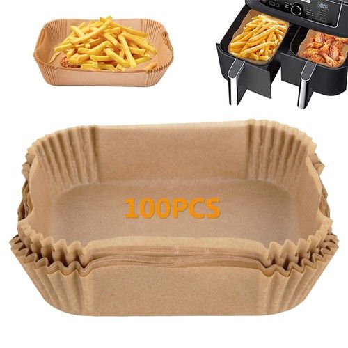 600x Air Fryer Liners Disposable Paper Liner Non Stick Parchment for Ninja Dual