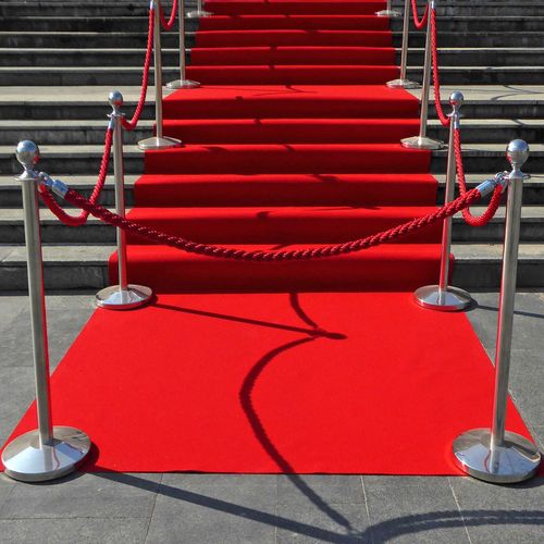1.2m / 3.9Ft Stanchion Rope Barrier Rope Twisted Post Ropes Red Silver — image 6