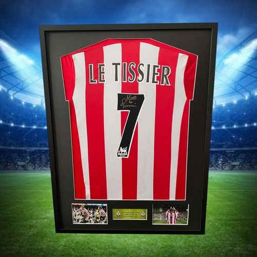 Matt le Tissier - Southampton F.C. Signed & Framed Shirt with COA
