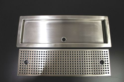 400mm Stainless Steel Sit In Drip Tray With Perforated Insert — image 6