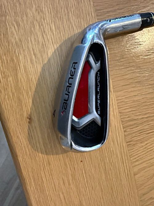 TaylorMade Burner SuperLaunch 7-Club Iron Set 4-P Steel Regular Flex RH
