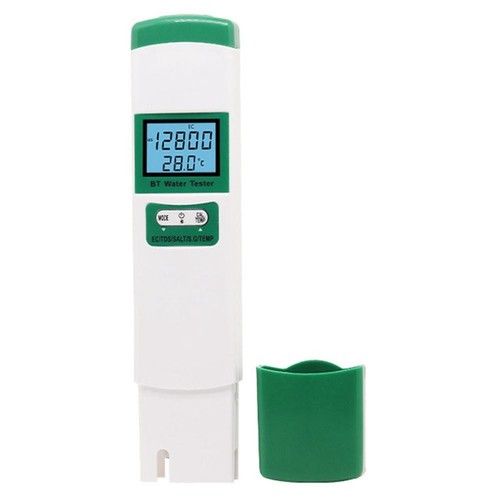 5In1 Water Quality Tester EC TDS SALT TEMP Digital Detector Portable