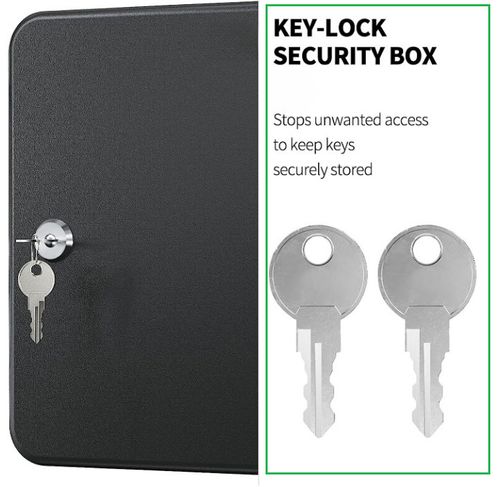 Combination Cabinet Safe Lock Metal 20 Key Wall Mounted Security Storage Box — image 3
