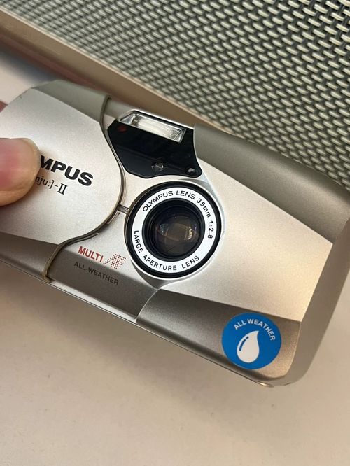Olympus MJU II Champagne 35mm Film Camera with 35mm f2.8 Lens — image 3