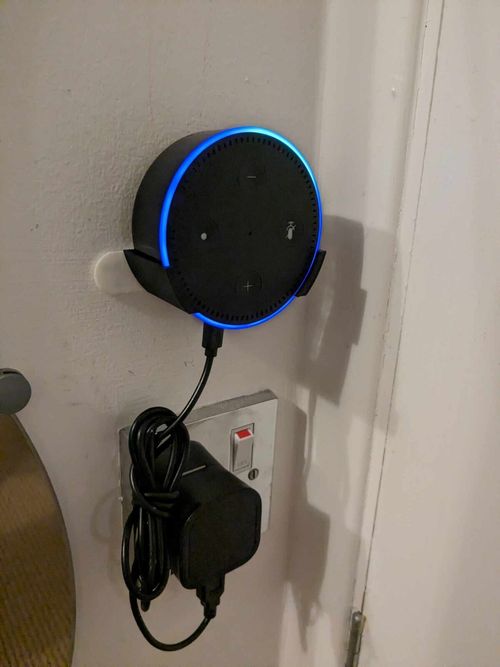 Amazon Echo Dot 2nd Generation - Wall Mount Bracket inc command strip — image 2