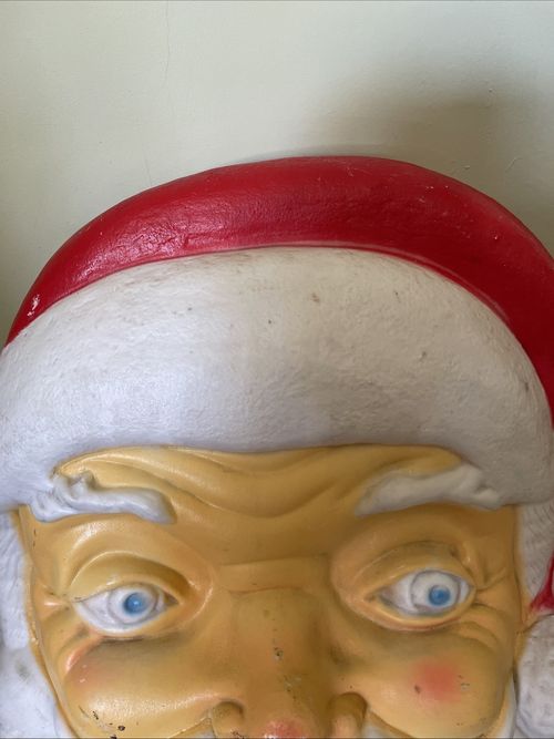 Light Up Electrical Santa Claus Face Christmas Decoration - Working — image 5