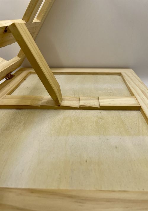 Adjustable Wooden Tabletop Box Easel Desk Artist Workstation with Drawer — image 6