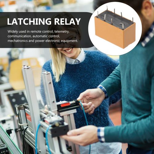 Compact 24V Orange Latching Relay Durable 8 Pin Power Relay for Industry — image 12