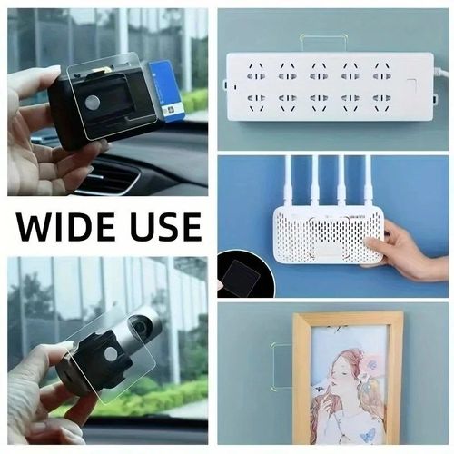10-50Pc Super Strong Double Sided Nano Stickers Transparent Sticky Tape UK Stock — image 5