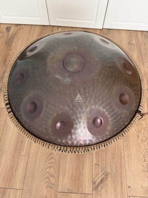 Rose Gold Stainless Steel Handpan 10 Notes 432hz D Kurd Tuned