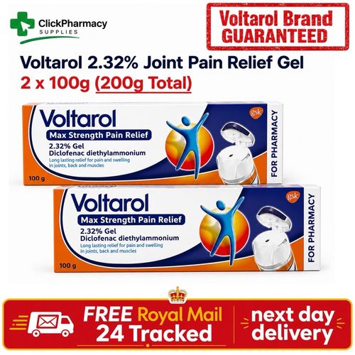Voltarol 2.32% Joint Pain Relief Gel 2 x 100g (200g) | FREE NEXT DAY DELIVERY | — image 1