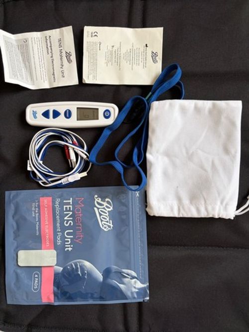 Boots Maternity TENS Machine Labour Pain Relief Unit + Extra Unopened Pads