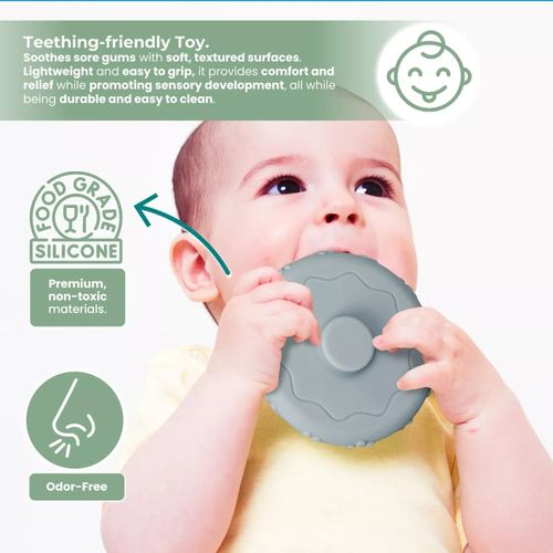 Kyoot Silicone Rabbit Stacker Stacking Rings Toddler Toy Baby 6 Month+ Gift Idea — image 6