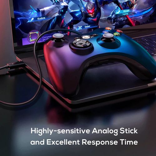 *BOXED* BLACK BRAND NEW USB WIRED CONTROLLER FOR XBOX 360 PC WINDOWS UK SELLER — image 15