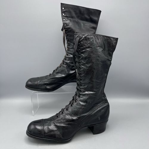 Antique Boots Amies Ltd Ladies Lace Up Black Victorian Edwardian DISPLAY ONLY — image 1