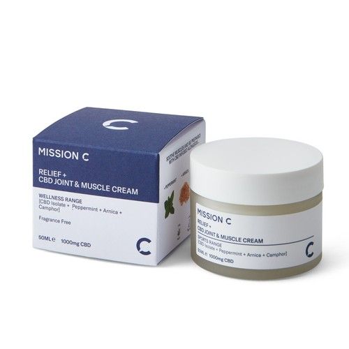 CBD Cream - Joint & Pain Relief C- 1000mg of CBD - 0% THC -