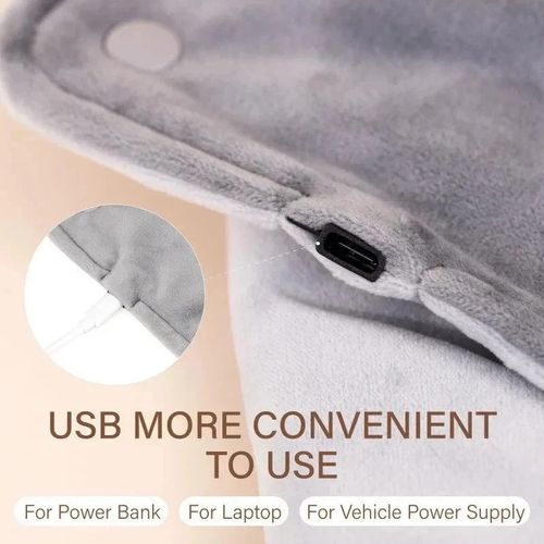 UK Electric Blanket Back Heat Pad Wrap Muscle Tension Pain Relief Therapeutic HQ — image 5