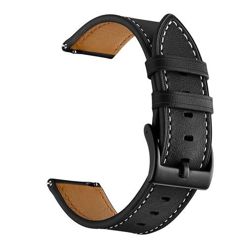 20mm 22mm Classic Genuine Leather Watch Strap Band Quick Release Wristband