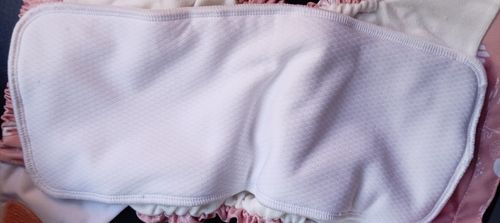 Tots Bots Bamboozle Wrap Nappy Cover Size 2 Pink with Bamboo Inserts/Boosters — image 13