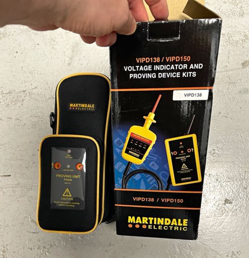 Martindale Electric VIPD138 Contact Voltage Indicator & Proving Kit 690V AC