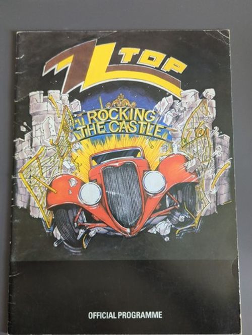 ZZ Top Donnington Rocking The Castle Tour Programme 17th August 1985