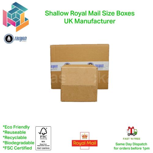 Royal Mail Small Parcel Postal Mailing Cardboard Packing Boxes Flat Pack — image 5