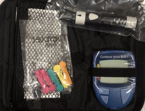 Contour Plus BLUE Blood Glucose Meter Monitoring System  NO BOX NEW FREE POST