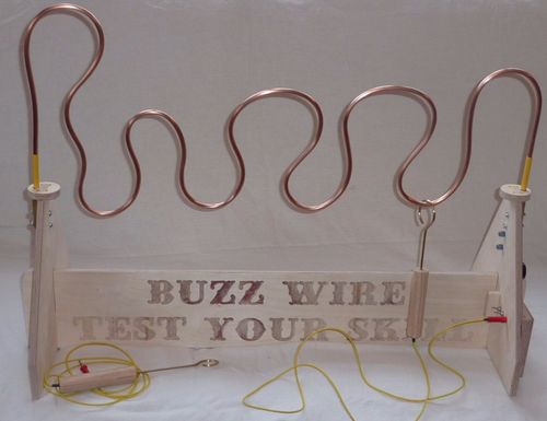 Personalised Giant Buzz Wire Game for Fetes, Fairs, Weddings, Buzzwire WITH LEDs — image 1