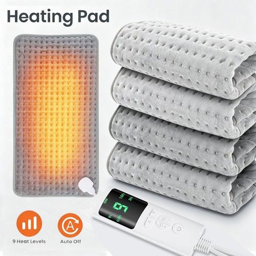 Heating pad Electric Heat Pad for Back Neck Shoulder Belly Pain Relief 30x 60cm